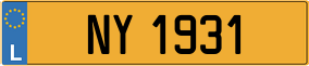 Truck License Plate